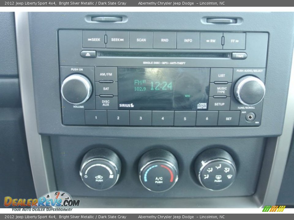 2012 Jeep Liberty Sport 4x4 Bright Silver Metallic / Dark Slate Gray Photo #13