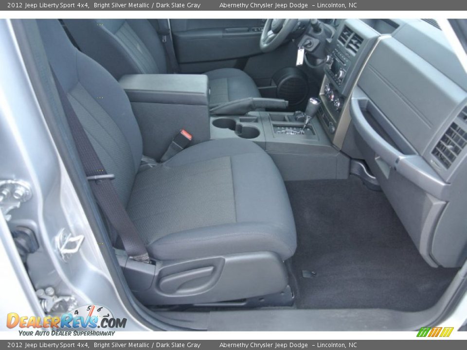 2012 Jeep Liberty Sport 4x4 Bright Silver Metallic / Dark Slate Gray Photo #17
