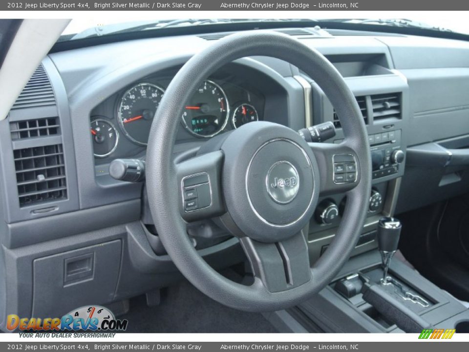 2012 Jeep Liberty Sport 4x4 Bright Silver Metallic / Dark Slate Gray Photo #22