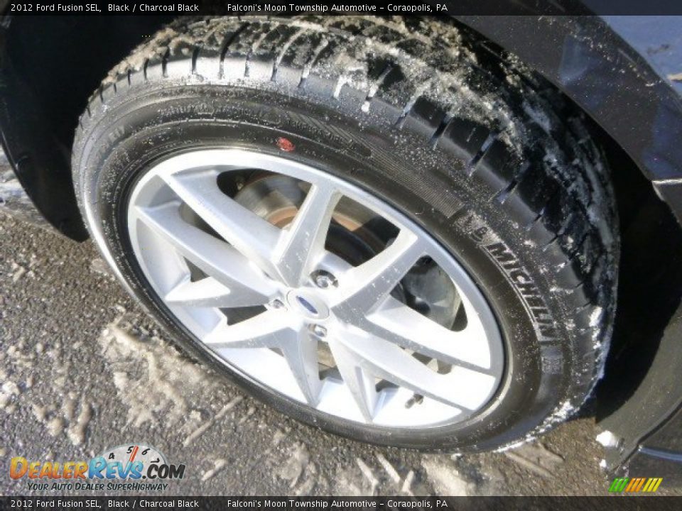 2012 Ford Fusion SEL Black / Charcoal Black Photo #9