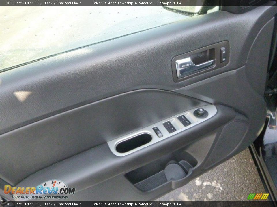 2012 Ford Fusion SEL Black / Charcoal Black Photo #19