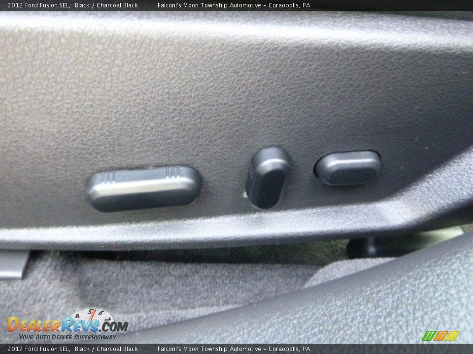 2012 Ford Fusion SEL Black / Charcoal Black Photo #20