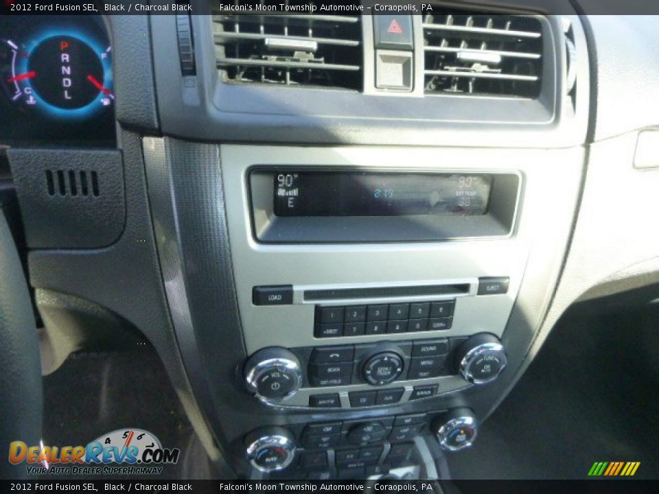 2012 Ford Fusion SEL Black / Charcoal Black Photo #23