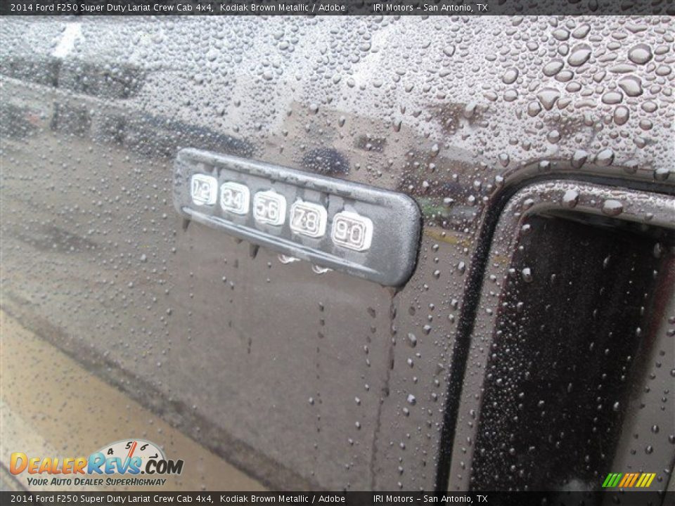 2014 Ford F250 Super Duty Lariat Crew Cab 4x4 Kodiak Brown Metallic / Adobe Photo #11