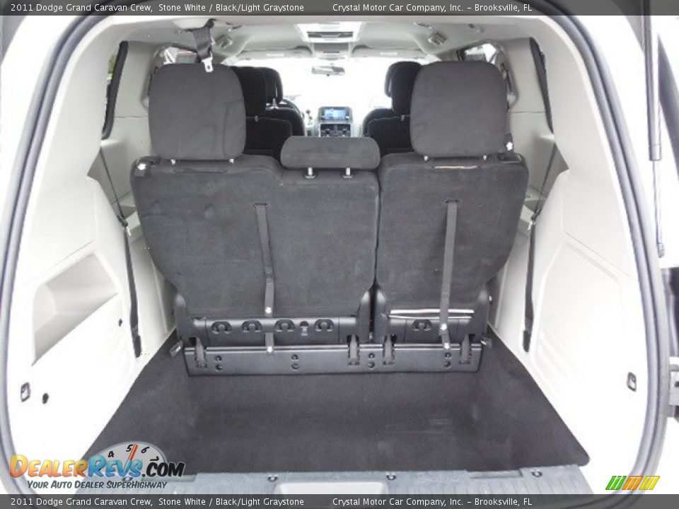 2011 Dodge Grand Caravan Crew Stone White / Black/Light Graystone Photo #8