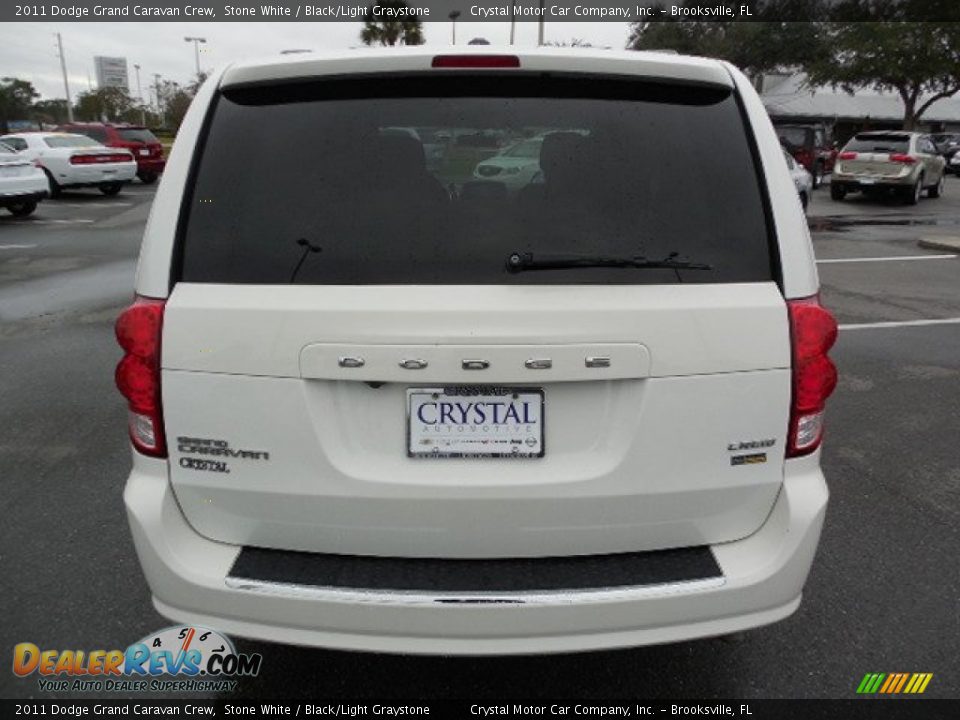 2011 Dodge Grand Caravan Crew Stone White / Black/Light Graystone Photo #9