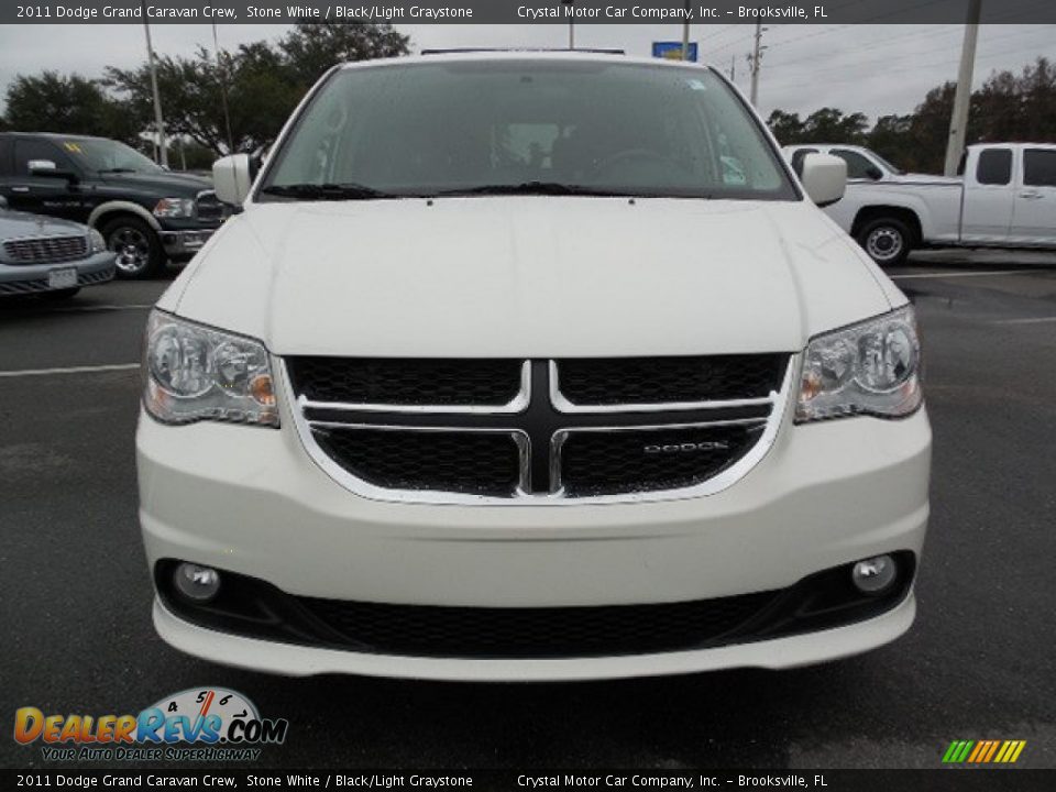 2011 Dodge Grand Caravan Crew Stone White / Black/Light Graystone Photo #15