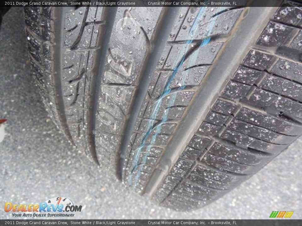 2011 Dodge Grand Caravan Crew Stone White / Black/Light Graystone Photo #17