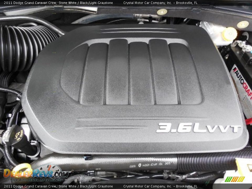 2011 Dodge Grand Caravan Crew Stone White / Black/Light Graystone Photo #18
