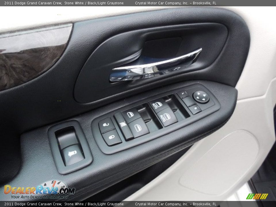 2011 Dodge Grand Caravan Crew Stone White / Black/Light Graystone Photo #19