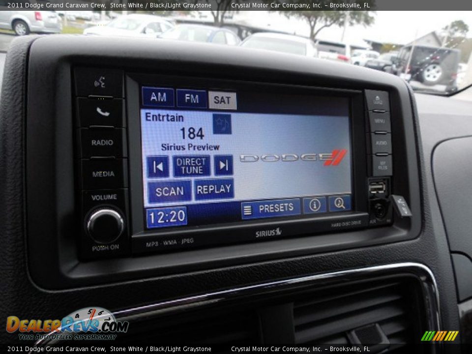 2011 Dodge Grand Caravan Crew Stone White / Black/Light Graystone Photo #21