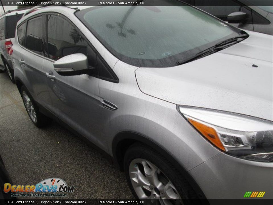 2014 Ford Escape S Ingot Silver / Charcoal Black Photo #3