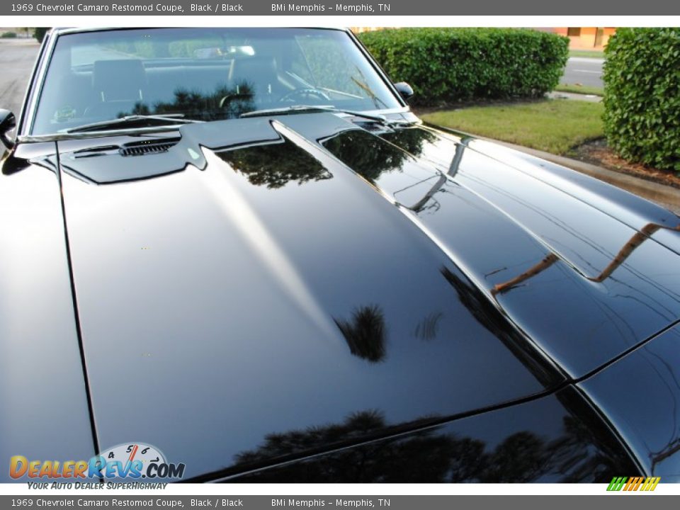 1969 Chevrolet Camaro Restomod Coupe Black / Black Photo #17
