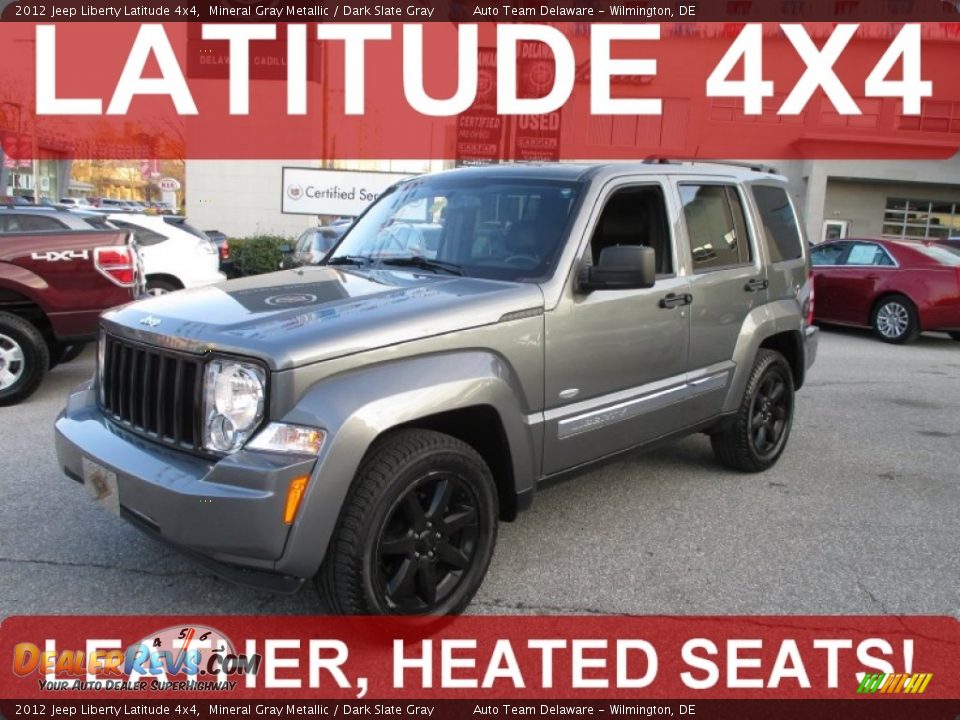 2012 Jeep Liberty Latitude 4x4 Mineral Gray Metallic / Dark Slate Gray Photo #1