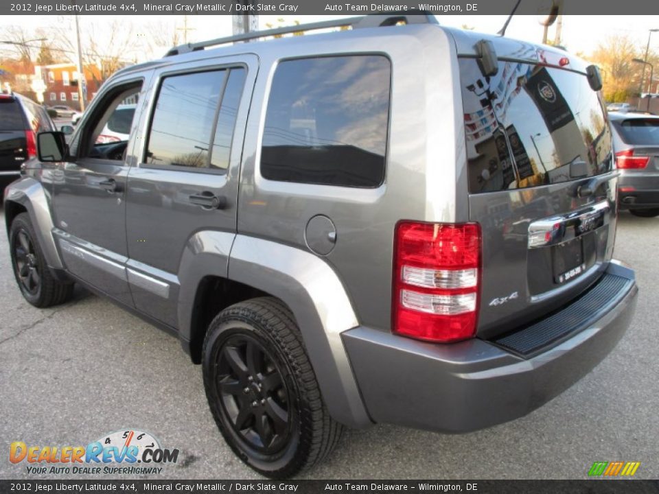 2012 Jeep Liberty Latitude 4x4 Mineral Gray Metallic / Dark Slate Gray Photo #4