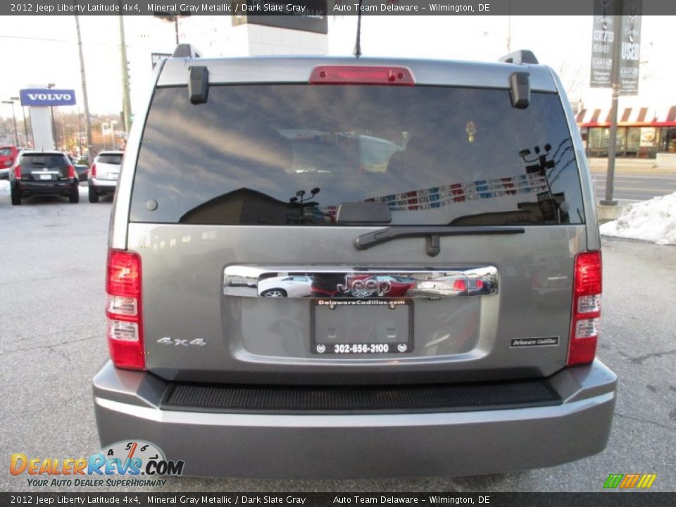 2012 Jeep Liberty Latitude 4x4 Mineral Gray Metallic / Dark Slate Gray Photo #5