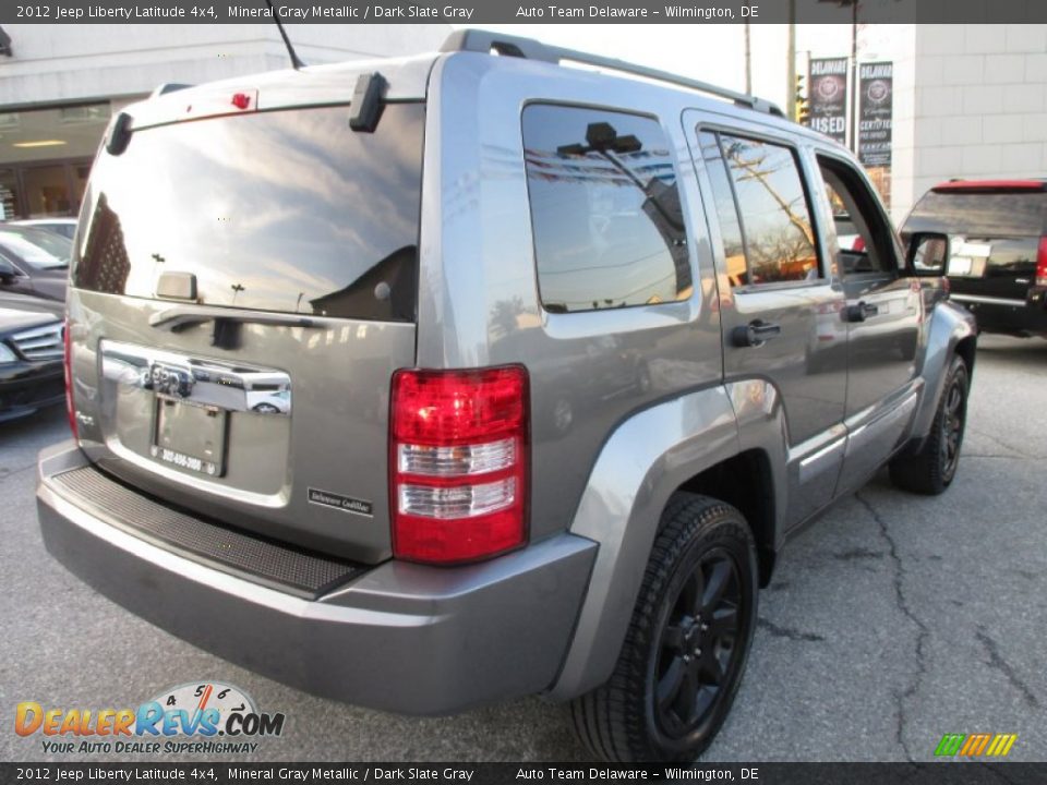 2012 Jeep Liberty Latitude 4x4 Mineral Gray Metallic / Dark Slate Gray Photo #6