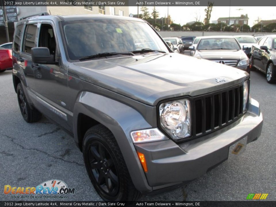 2012 Jeep Liberty Latitude 4x4 Mineral Gray Metallic / Dark Slate Gray Photo #8