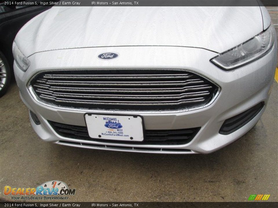2014 Ford Fusion S Ingot Silver / Earth Gray Photo #2