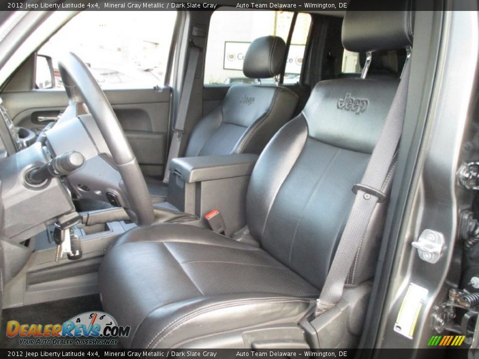 2012 Jeep Liberty Latitude 4x4 Mineral Gray Metallic / Dark Slate Gray Photo #10