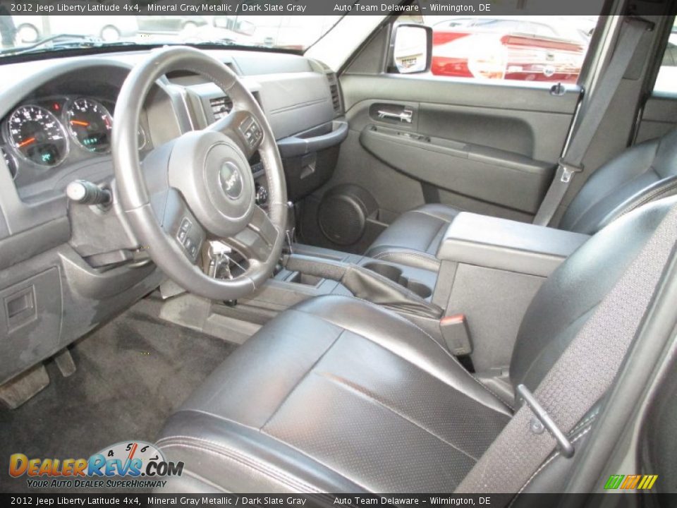 2012 Jeep Liberty Latitude 4x4 Mineral Gray Metallic / Dark Slate Gray Photo #11