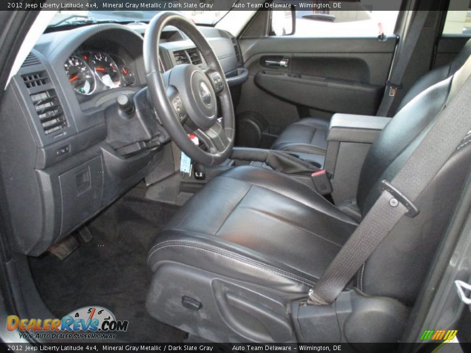 2012 Jeep Liberty Latitude 4x4 Mineral Gray Metallic / Dark Slate Gray Photo #12