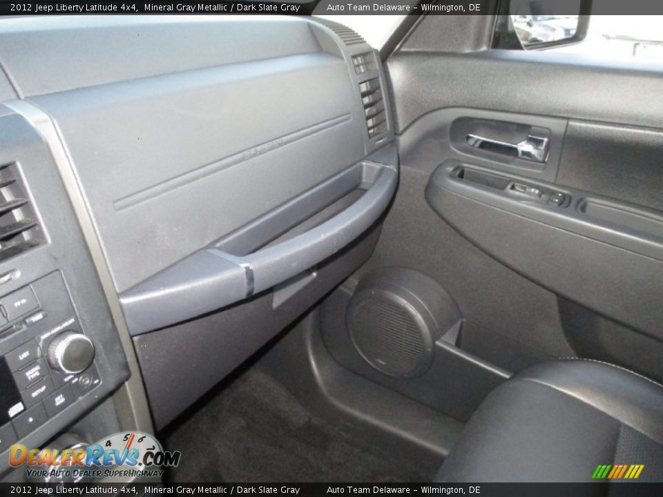 2012 Jeep Liberty Latitude 4x4 Mineral Gray Metallic / Dark Slate Gray Photo #15