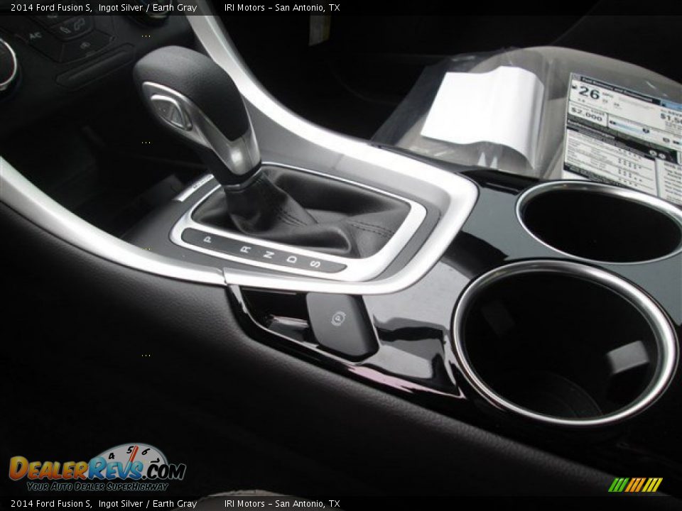 2014 Ford Fusion S Ingot Silver / Earth Gray Photo #9