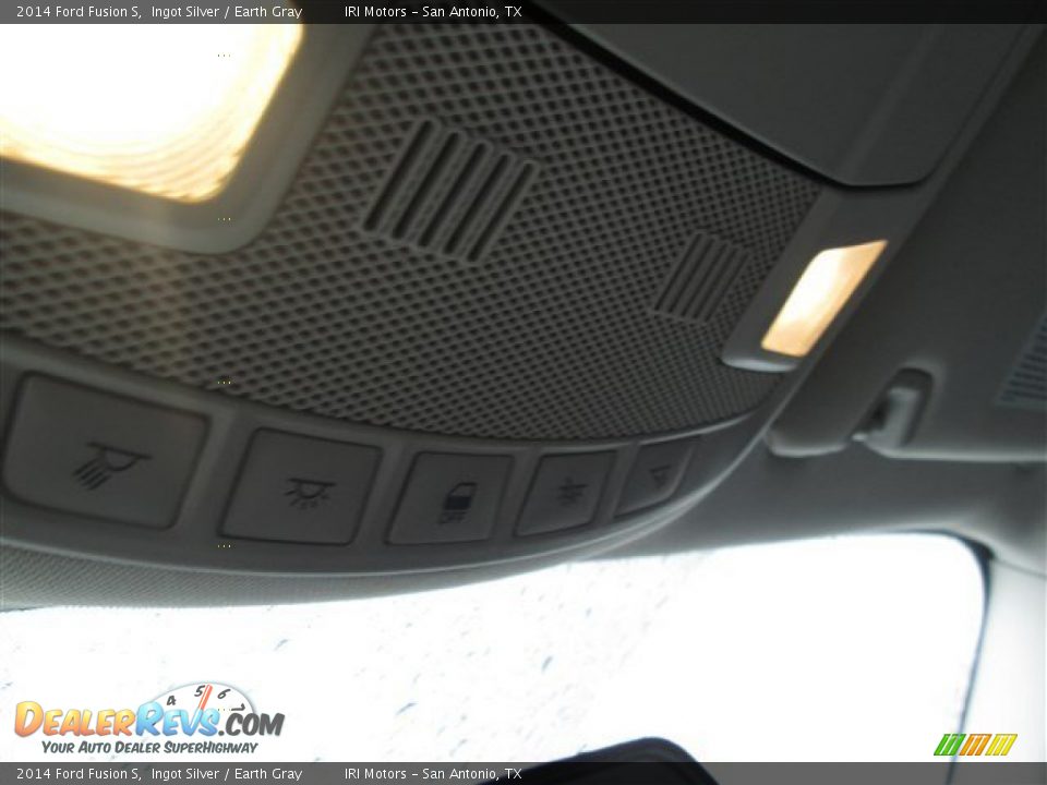 2014 Ford Fusion S Ingot Silver / Earth Gray Photo #11