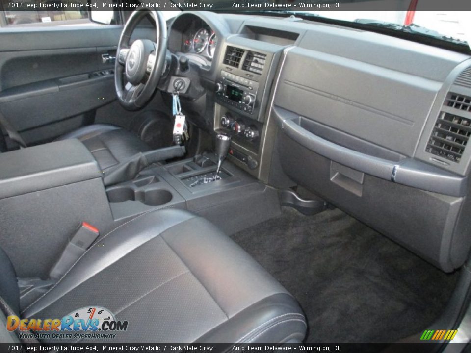 2012 Jeep Liberty Latitude 4x4 Mineral Gray Metallic / Dark Slate Gray Photo #19