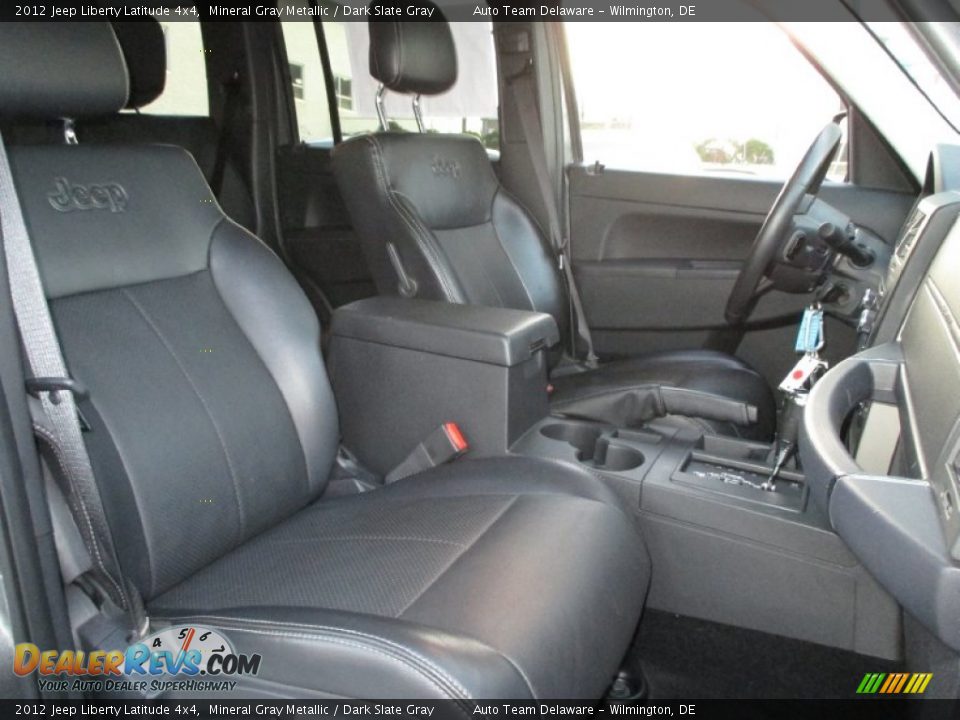 2012 Jeep Liberty Latitude 4x4 Mineral Gray Metallic / Dark Slate Gray Photo #20