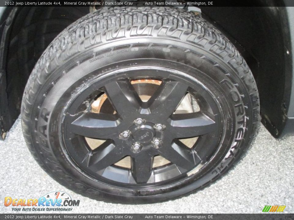 2012 Jeep Liberty Latitude 4x4 Mineral Gray Metallic / Dark Slate Gray Photo #26