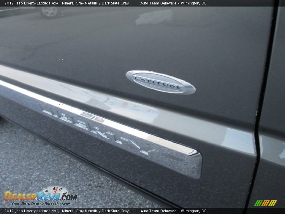2012 Jeep Liberty Latitude 4x4 Mineral Gray Metallic / Dark Slate Gray Photo #29