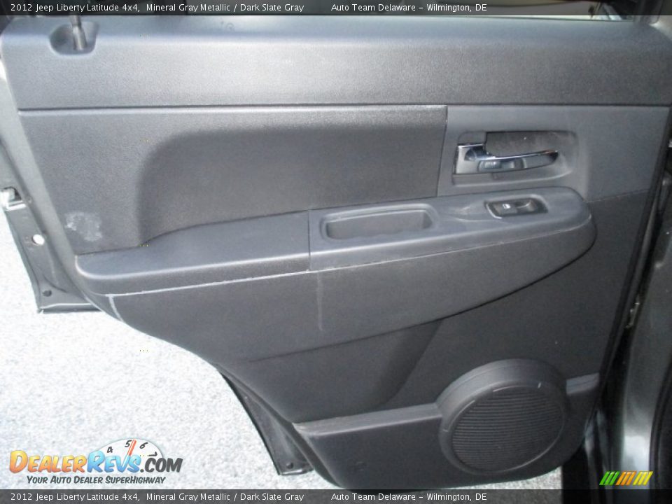 2012 Jeep Liberty Latitude 4x4 Mineral Gray Metallic / Dark Slate Gray Photo #32