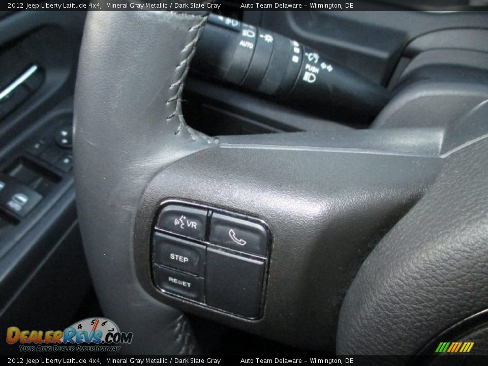 2012 Jeep Liberty Latitude 4x4 Mineral Gray Metallic / Dark Slate Gray Photo #35