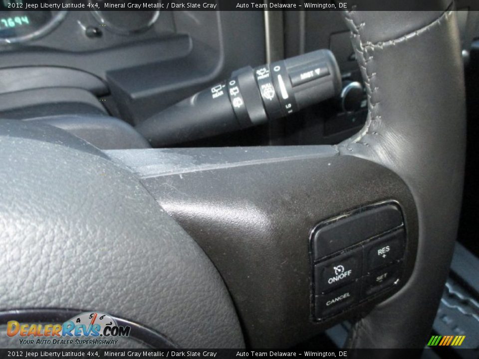 2012 Jeep Liberty Latitude 4x4 Mineral Gray Metallic / Dark Slate Gray Photo #36