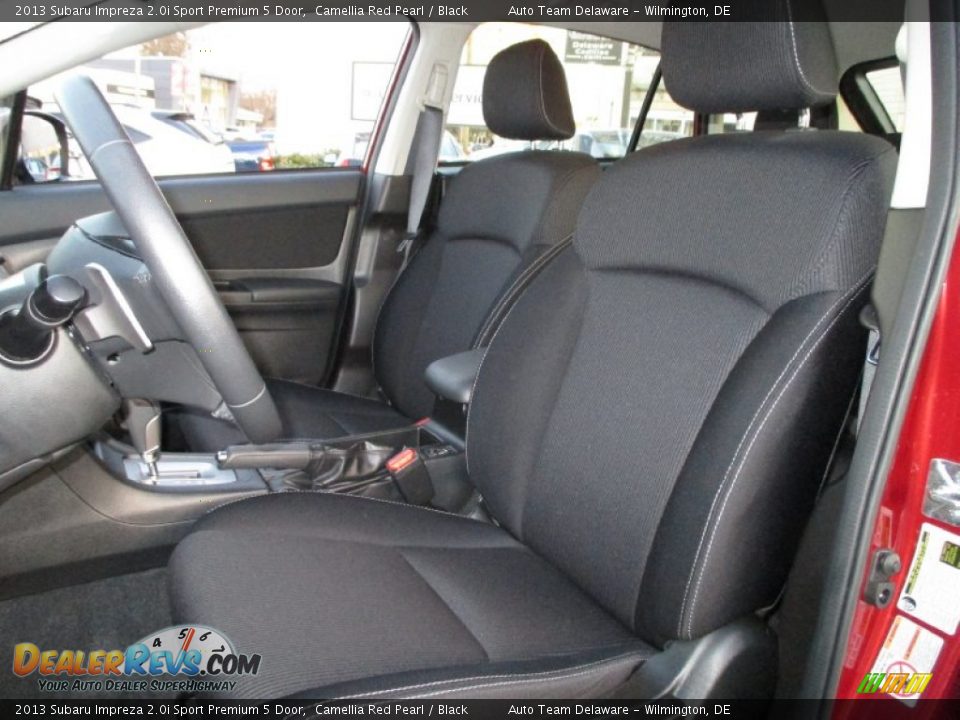 2013 Subaru Impreza 2.0i Sport Premium 5 Door Camellia Red Pearl / Black Photo #10