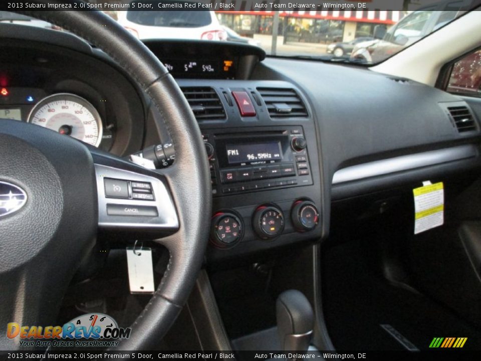2013 Subaru Impreza 2.0i Sport Premium 5 Door Camellia Red Pearl / Black Photo #14