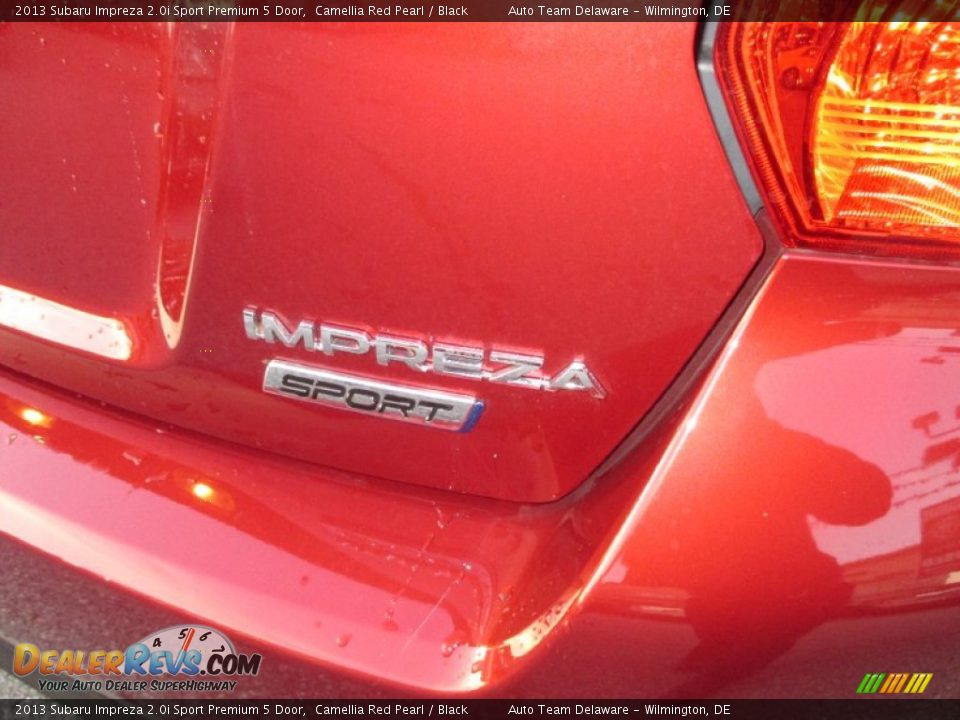 2013 Subaru Impreza 2.0i Sport Premium 5 Door Camellia Red Pearl / Black Photo #29