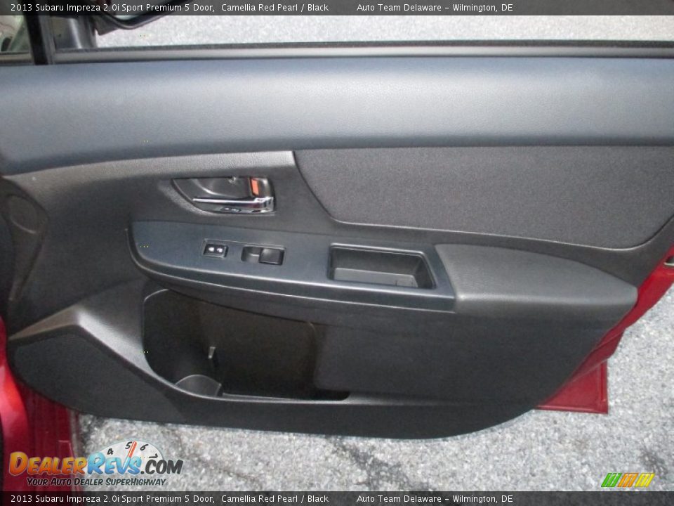 2013 Subaru Impreza 2.0i Sport Premium 5 Door Camellia Red Pearl / Black Photo #34