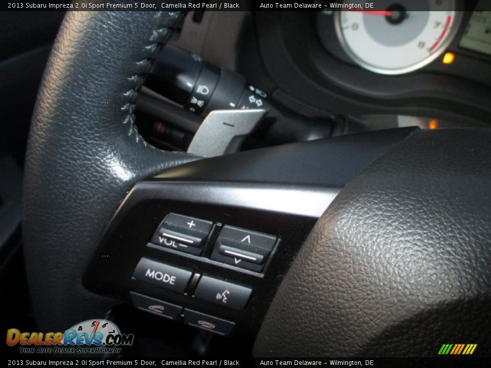 2013 Subaru Impreza 2.0i Sport Premium 5 Door Camellia Red Pearl / Black Photo #36