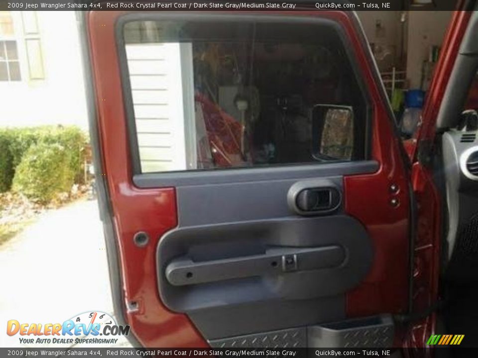 2009 Jeep Wrangler Sahara 4x4 Red Rock Crystal Pearl Coat / Dark Slate Gray/Medium Slate Gray Photo #7