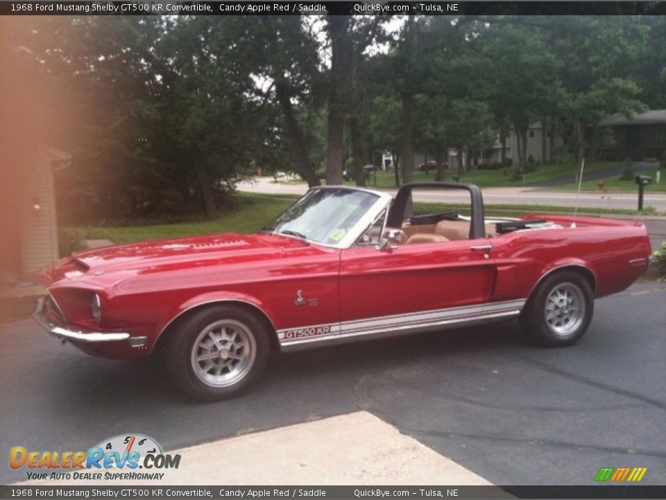 Candy Apple Red 1968 Ford Mustang Shelby GT500 KR Convertible Photo #1