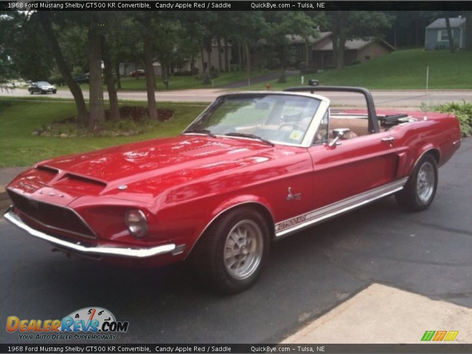 Front 3/4 View of 1968 Ford Mustang Shelby GT500 KR Convertible Photo #4