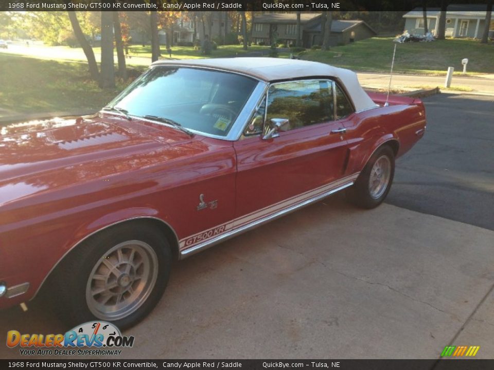 Front 3/4 View of 1968 Ford Mustang Shelby GT500 KR Convertible Photo #8