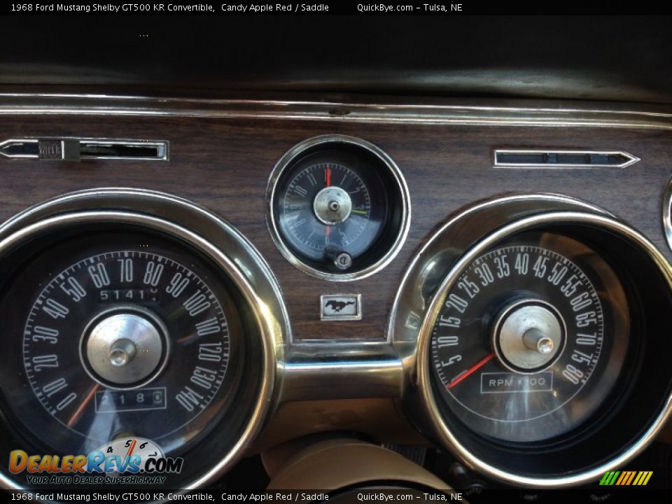 1968 Ford Mustang Shelby GT500 KR Convertible Gauges Photo #13