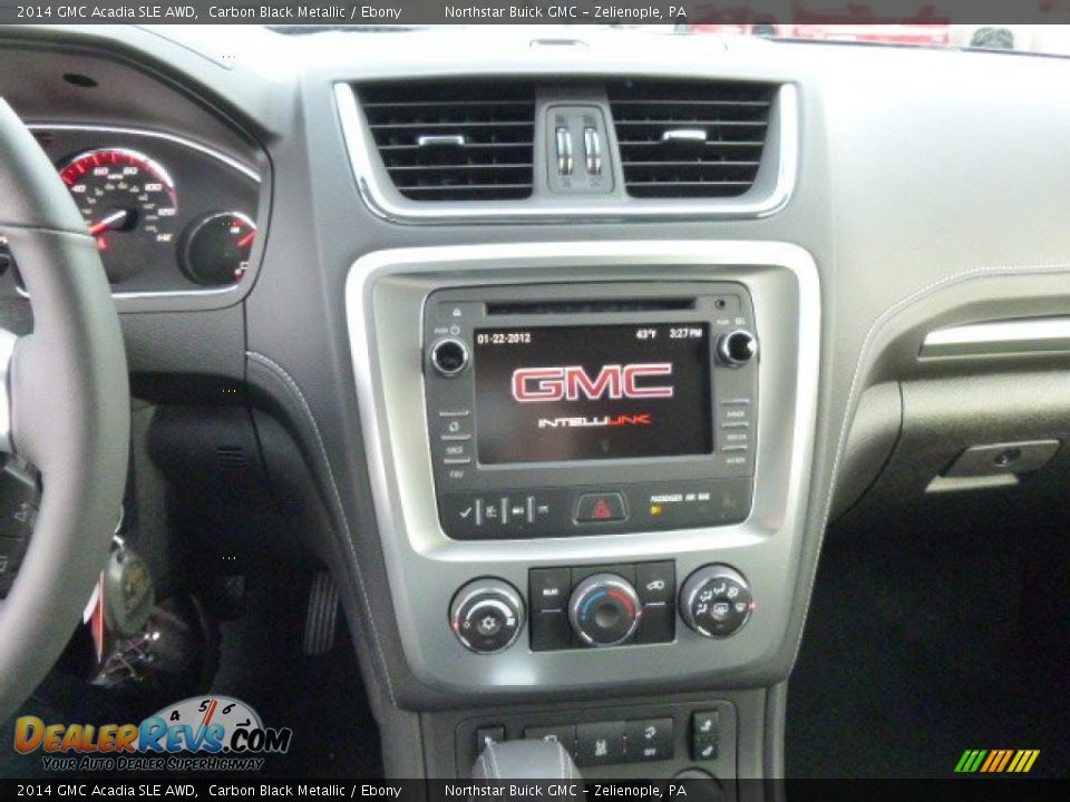 2014 GMC Acadia SLE AWD Carbon Black Metallic / Ebony Photo #15