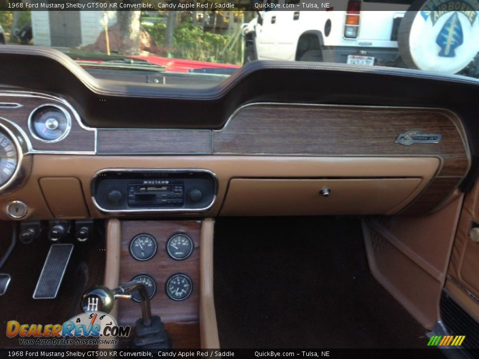 Dashboard of 1968 Ford Mustang Shelby GT500 KR Convertible Photo #14