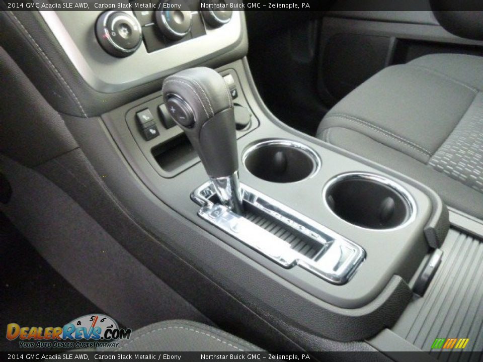 2014 GMC Acadia SLE AWD Carbon Black Metallic / Ebony Photo #17