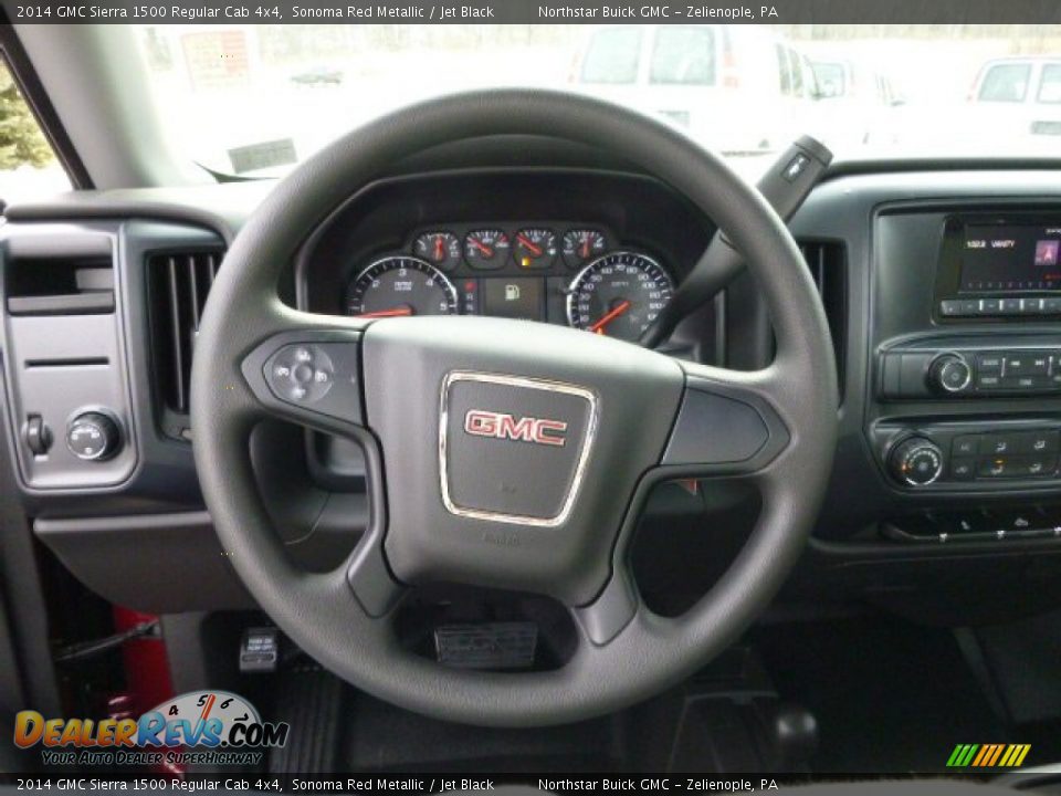 2014 GMC Sierra 1500 Regular Cab 4x4 Steering Wheel Photo #17